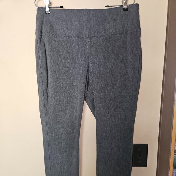 Worthington Skinny Ankle Pull-On Gray Pants - Picture 1 of 5